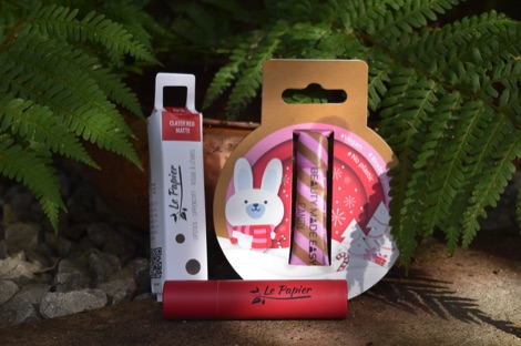 Beauty Made Easy Le Papier lipstick and lip balm